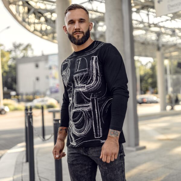 Longsleeve męski jako idealna baza zimowych outfitów